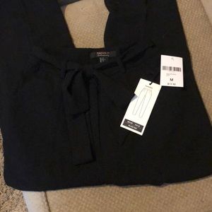 NWT black tapered slacks